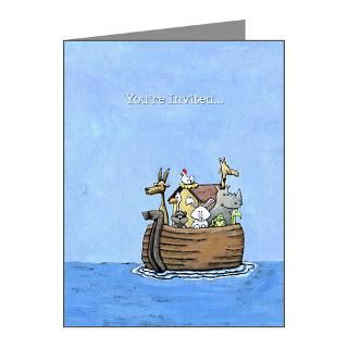 Noahs Ark Blank Note Cards (Pk of 20) by marcyanna