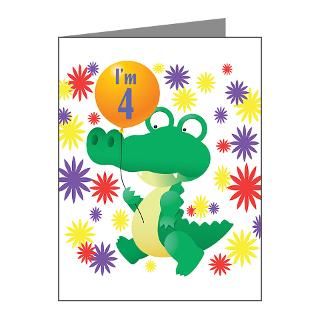 4Th Birthday Thank You Note Cards