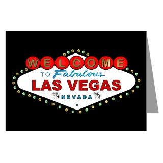 Announcements Greeting Cards  Las Vegas Invitations (black)(Pk of 10