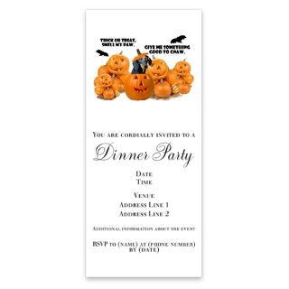 Dachshund Halloween (Black & Tan) Siz Invitations by Admin_CP2663969