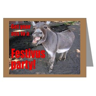 Greeting Cards  Get Your Ass To A Festivus Party Invitation Pk 10