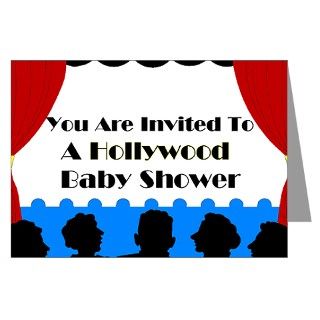 Baby Greeting Cards  Hollywood Baby Shower Invitations (Pk of 10