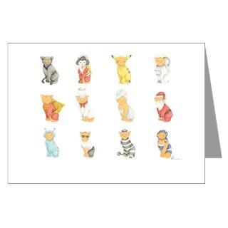 The Original Dress Up Cats Greeting Card for