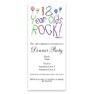 18 Year Olds Rock  Invitations by Admin_CP2432413  507095637