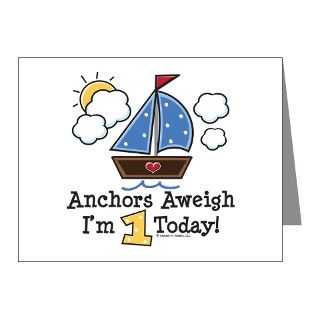 Gifts  1 Note Cards  1st Birthday Sailboat Party Invitations 20 Pk