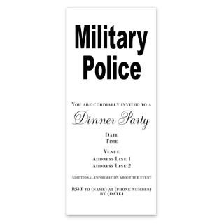 Military Police Invitations  Military Police Invitation Templates