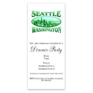 Seattle Skyline Invitations  Seattle Skyline Invitation Templates