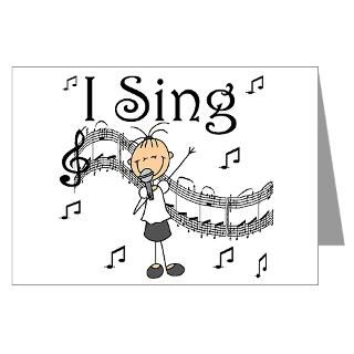 Peace Love Sing Greeting Cards (Pk of 10)