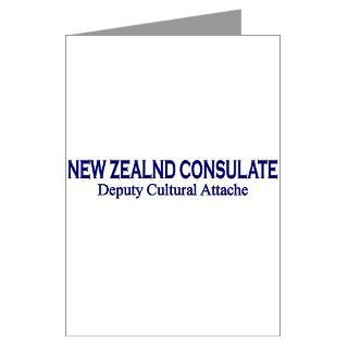 New Zealand Consultate Deput Greeting Cards (Pk o for