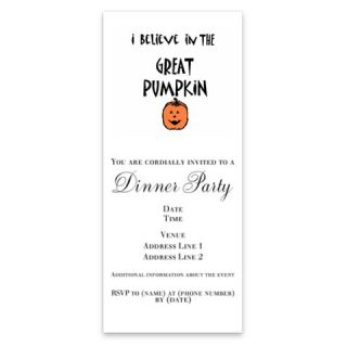 believe in the great pumpki Invitations by Admin_CP3852956