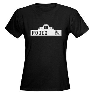 800 Gifts  800 T shirts  Rodeo Dr., Los Angeles   USA Womens Dark T