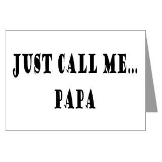 Call Me Papa Greeting Cards (Pk of 10) for
