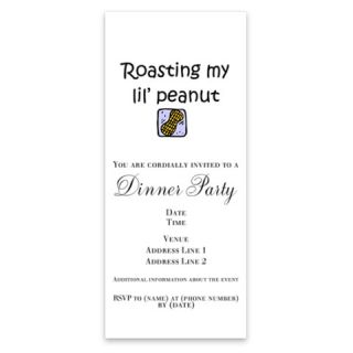 Roasting my lil peanut Invitations by Admin_CP9203422  507280492