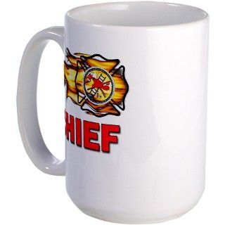 911 Gifts  911 Drinkware  Fire Chief Large Mug