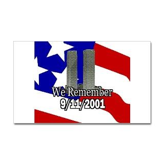 Gifts  9/11/2001 Bumper Stickers  We Remember 911 Rectangle Sticker
