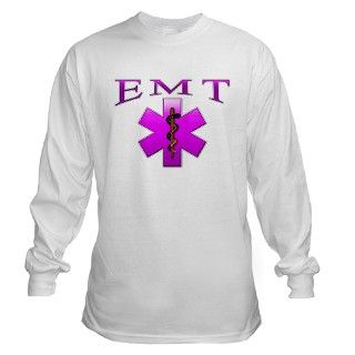 911 Gifts  911 Long Sleeve Ts  EMT(pink) Long Sleeve T Shirt