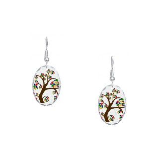 April Gifts  April Jewelry  Earring Oval Charm