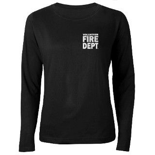 911 Gifts  911 Long Sleeve Ts  Volunteer Fire Department Womens