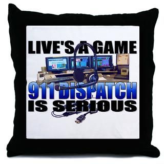 911 Dispatcher Pillows 911 Dispatcher Throw & Suede Pillows
