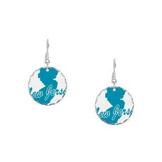 Location Gifts  Location Jewelry  State New Jersey Earring Circle