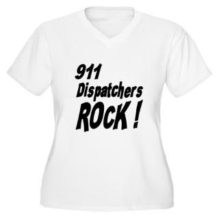 911 Dispatcher Womens Plus Size Tees  911 Dispatcher Ladies Plus