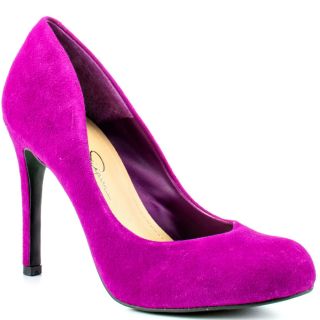 Jessica Simpsons Pink Calie   Jazzberry Suede for 79.99
