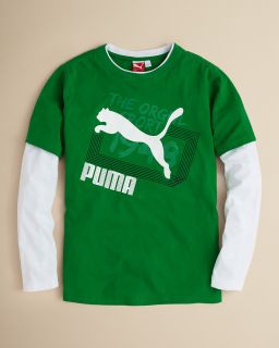 PUMA Boys 2fer Crewneck Shirt   Sizes 2T 7