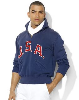 Ralph Lauren Team USA Olympic Half Zip Fleece Pullover