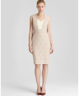 REISS Fitted Dress   Gene Inset Panel