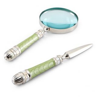Julia Knight Classic 10 Magnifying Glass/Letter Opener Set