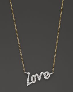 Meira T Diamond Love Necklace, .11 ct. t.w.