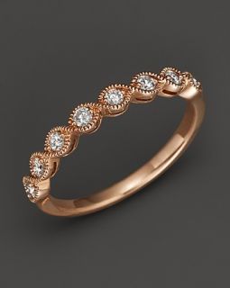 Diamond and 14K Rose Gold Stackable Ring, .25 ct. t.w.