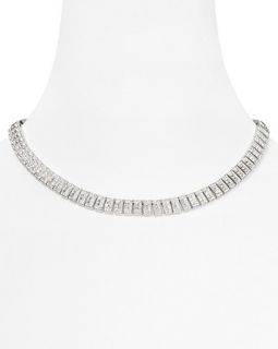 Lora Paolo All Around Pave Rectangular Necklace, 16