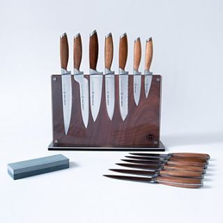 Cutlery® Bonded Teak Series 15 Pc. Block Set