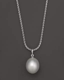 White South Sea Cultured Pearl Pendant Necklace, 15