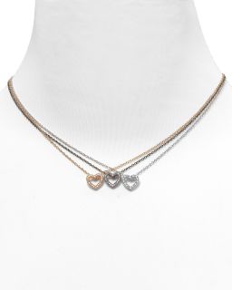 Crislu Mini Heart Pendant Necklace, 16
