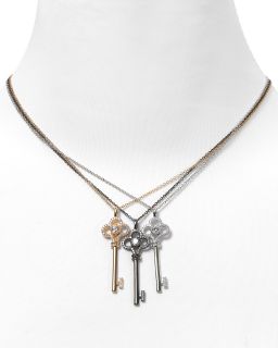 Crislu Clover Key Necklace, 16