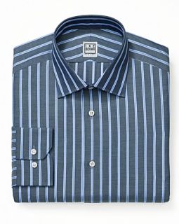 Ike Behar Kinley Wide Stripe Dress Shirt   Regular Fit