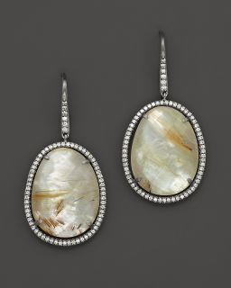 Di Massima Blackened Sterling Silver, Mother of Pearl, Rutilated