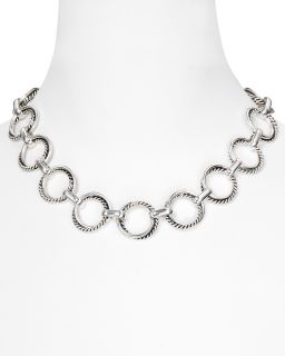 Luxury Links Smooth and Twisted Link Necklace, 18