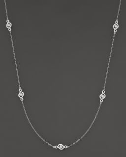Marc & Marcella Tree of Life Diamond Station Necklace in White Gold