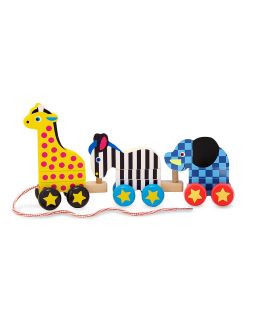 melissa doug pull along zoo animals price $ 20 00 color multi size one