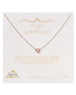 Dogeared Bridal Pearls of Happiness Necklace, 18