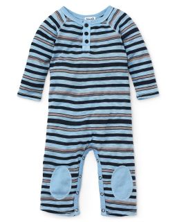 Capeside Stripe Patched Playsuit   Sizes 3 24 Months