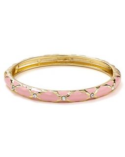 sequin enamel hinge bangle price $ 25 00 color pale pink gold quantity