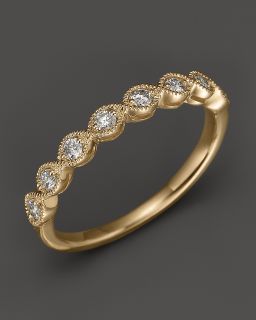 and 14K Yellow Gold Stackable Ring, .25 ct. t.w.