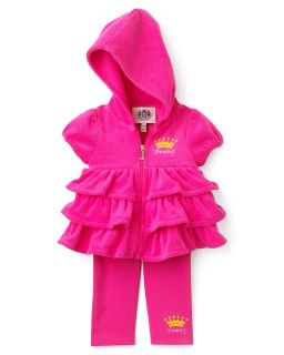 Infant Girls Loop Terry Jacket & Jersey Leggings   Sizes 3 24 Months