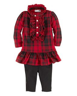 girls plaid ruffle tunic sizes 3 9 months orig $ 55 00 sale $ 27 50