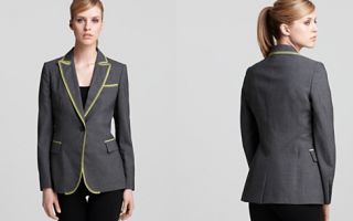 Moschino Cheap and Chic Blazer   Contrast Piping _2