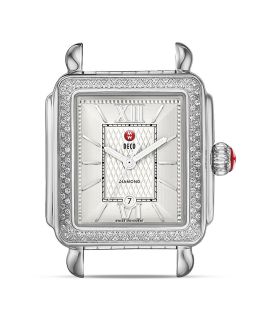 Michele Deco Diamond Watch Head, 33x35mm